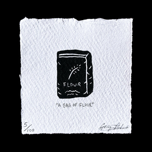 "A BAG OF FLOUR" Miniature Print