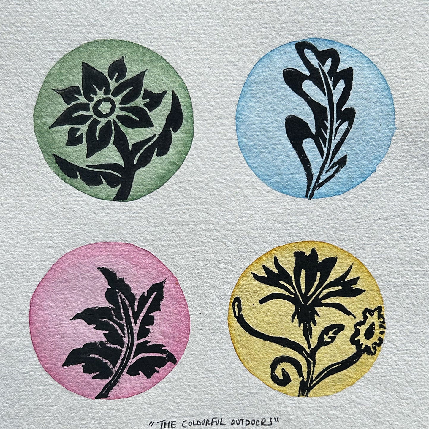 "THE COLOURFUL OUTDOORS" In Multi - Framed Print