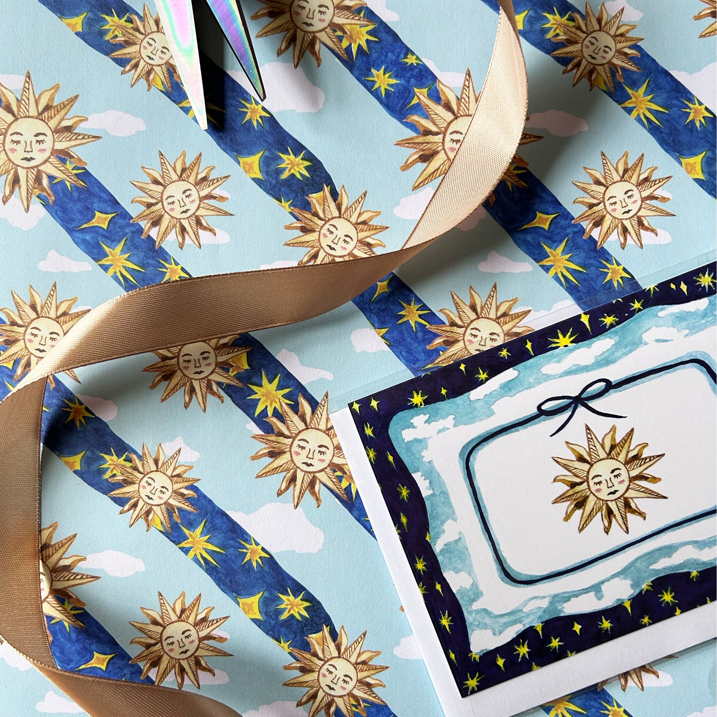 Sun Wrapping Paper